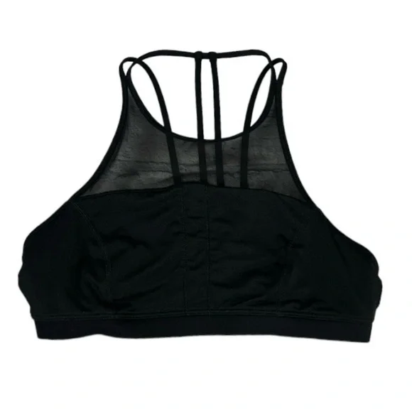 Lululemon Black Strappy Sports Bra - Picture 1 of 7
